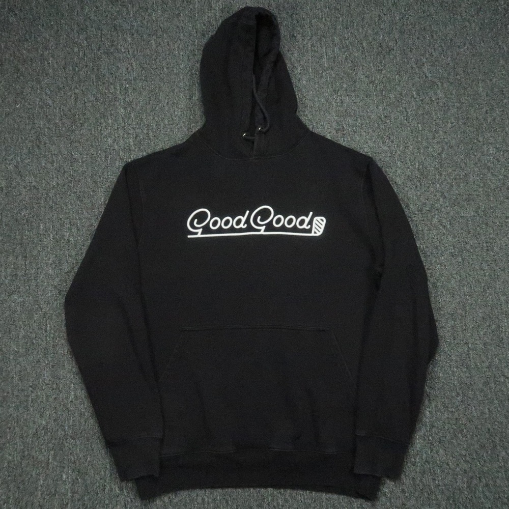 Good Good Golf Hoodie Mens Large Black Pullover Fleece Athletic